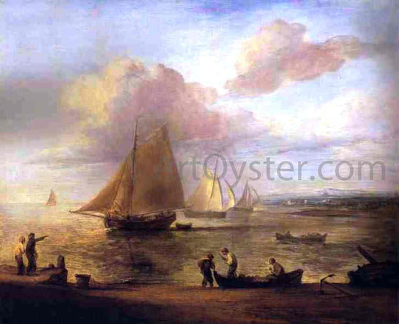  Thomas Gainsborough Coastal Scene - a Calm - Canvas Art Print