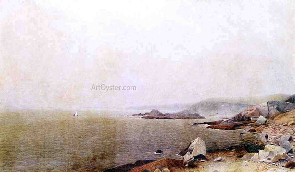  James Augustus Suydam Coastal View - Canvas Art Print