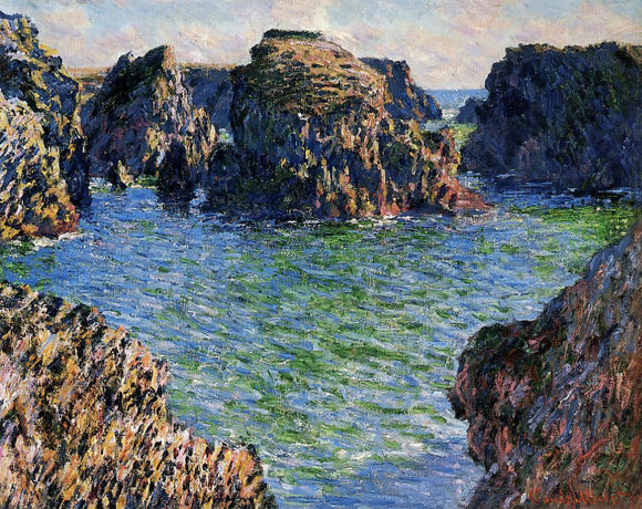  Claude Oscar Monet Coming into Port-Goulphar, Belle-Ile - Canvas Art Print