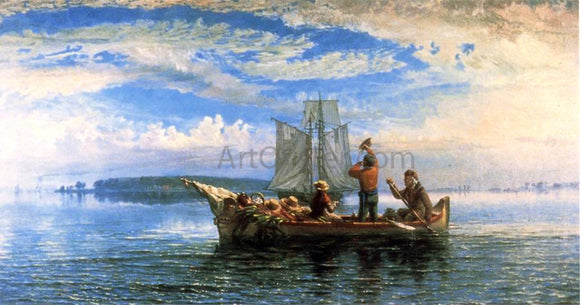  Robert Hopkin Comment ca va: View of Belle Isle - Canvas Art Print