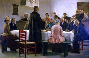  Gari Melchers Communion - Canvas Art Print