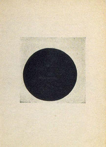  Kazimir Malevich Composition with a  Black Circle - Canvas Art Print