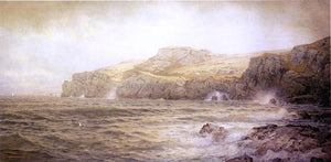  William Trost Richards Conanicut Island from Gray Cliff, Newport - Canvas Art Print