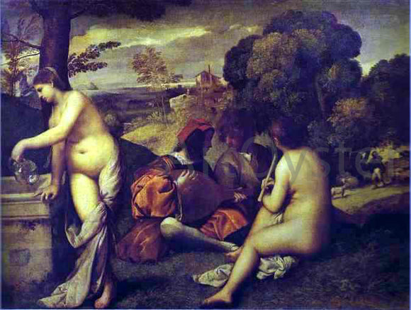  Titian Concert Champetre - Canvas Art Print