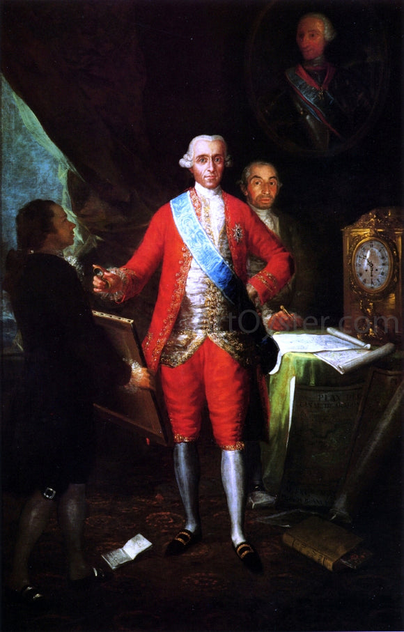  Francisco Jose de Goya Y Lucientes Conde de Floridablanca - Canvas Art Print
