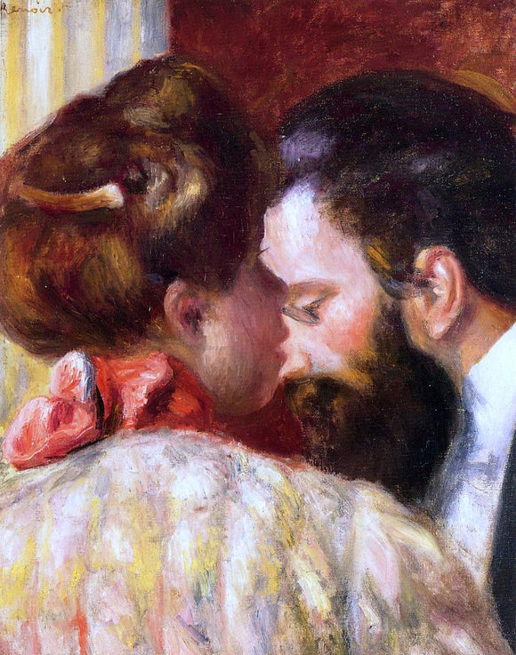  Pierre Auguste Renoir Confidence - Canvas Art Print