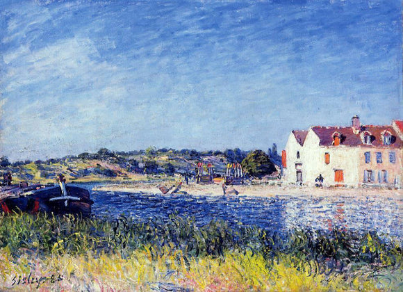  Alfred Sisley Confluence of the Seine and the Loing - Canvas Art Print