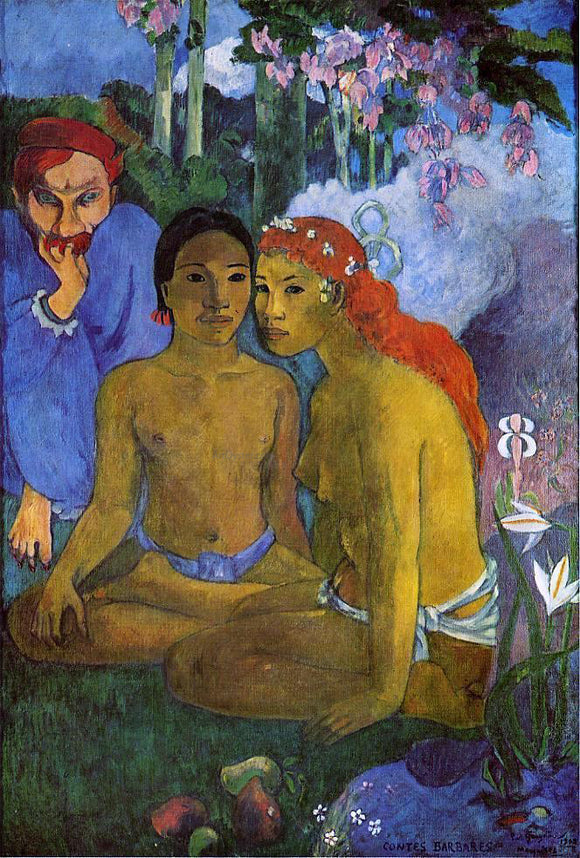  Paul Gauguin Contes Barbares (also known as Primitive Tales) - Canvas Art Print
