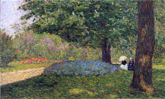  Henri Lebasque Conversation in the Park - Canvas Art Print