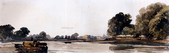  Peter De Wint Cookham On The Thames - Canvas Art Print