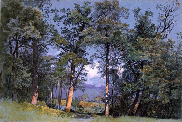  William Stanley Haseltine Coppet, Lake Geneva - Canvas Art Print