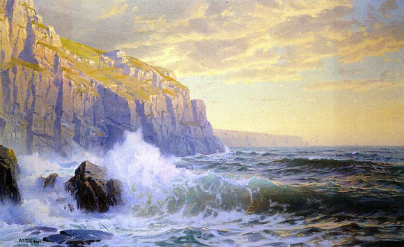  William Trost Richards Cornish Headlands - Canvas Art Print