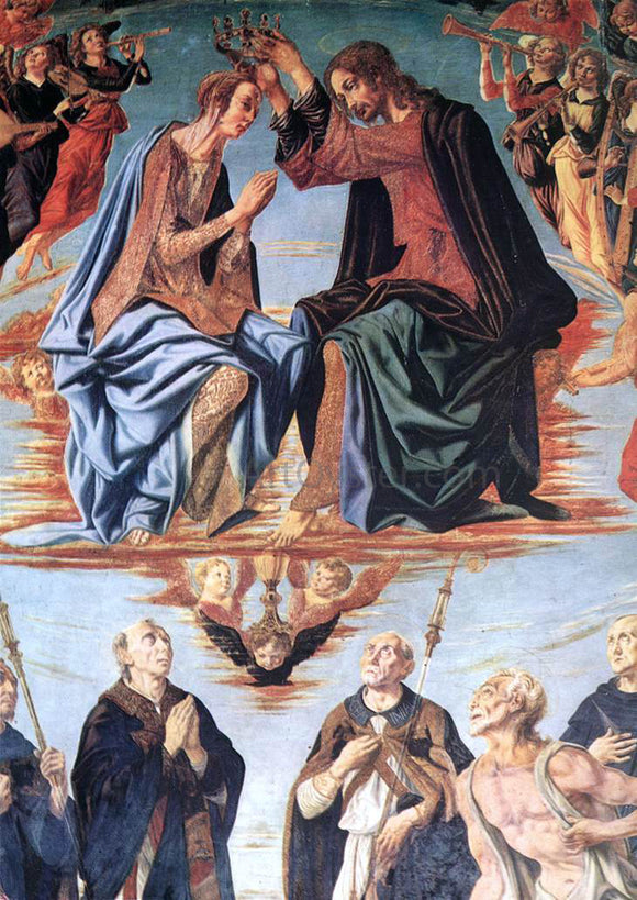  Piero Del Pollaiuolo Coronation of the Virgin - Canvas Art Print