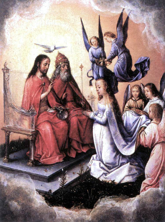  Michel Sittow Coronation of the Virgin - Canvas Art Print