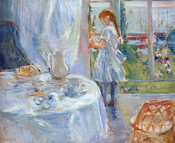  Berthe Morisot A Cottage Interior (also known as Interior at Jersey) - Canvas Art Print