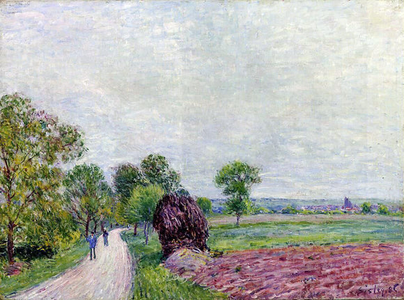  Alfred Sisley Countryside near Moret - Canvas Art Print