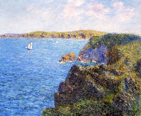 Gustave Loiseau Cove at Sevignes, Cap Frehel - Canvas Art Print