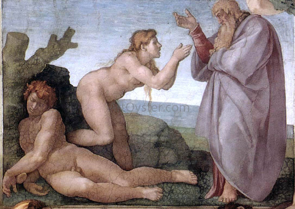  Michelangelo Buonarroti Creation of Eve - Canvas Art Print