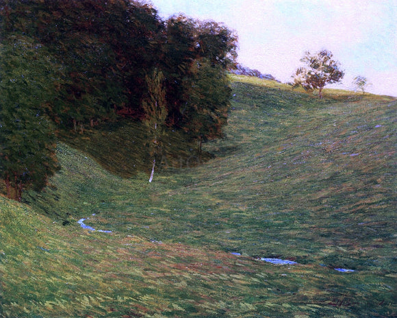  Edward H Barnard Creek by the Woods in Summer - Canvas Art Print
