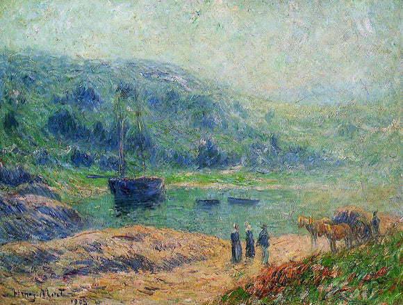  Henri Moret Creek in Brittany - Canvas Art Print