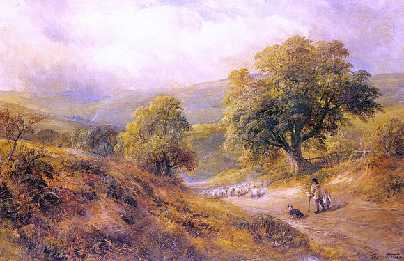  George Turner Cross-O-Th-Hands, Derbyshire - Canvas Art Print