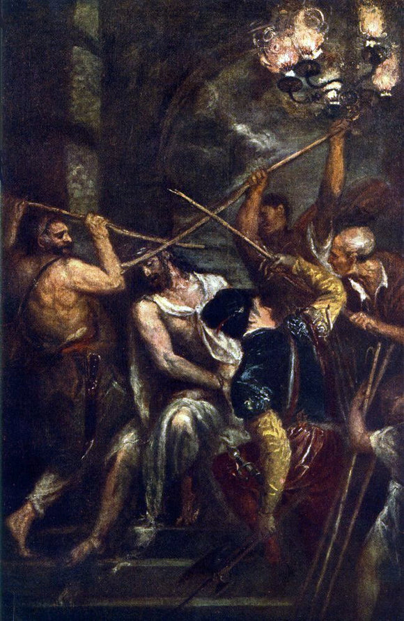  Titian Crowning with Thorns - Canvas Art Print