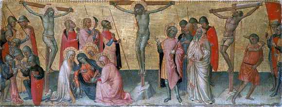  Martino Di bartolommeo Crucifix - Canvas Art Print