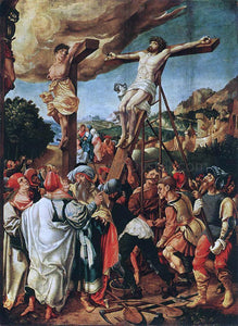  The Elder Jorg Breu Crucifixion - Canvas Art Print