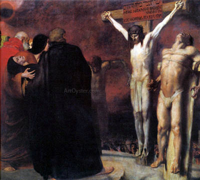  Franz Von Stuck Crucifixion - Canvas Art Print
