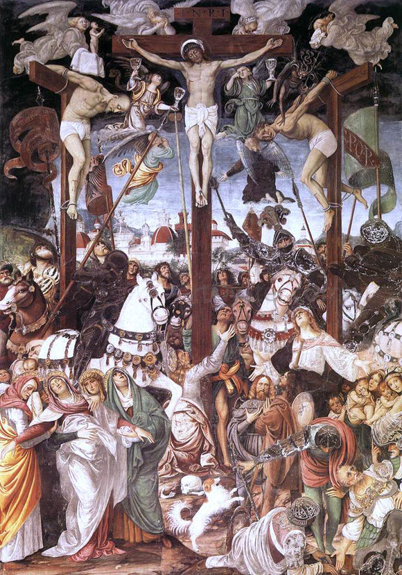  Gaudenzio Ferrari Crucifixion - Canvas Art Print