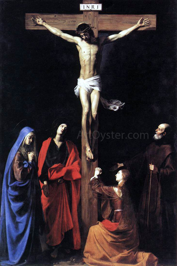  Nicolas Tournier Crucifixion - Canvas Art Print