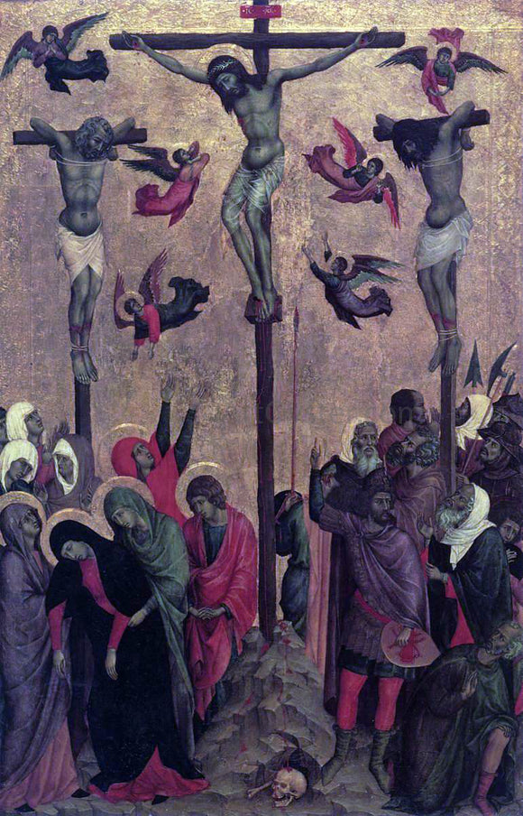  Duccio Di Buoninsegna Crucifixion - Canvas Art Print