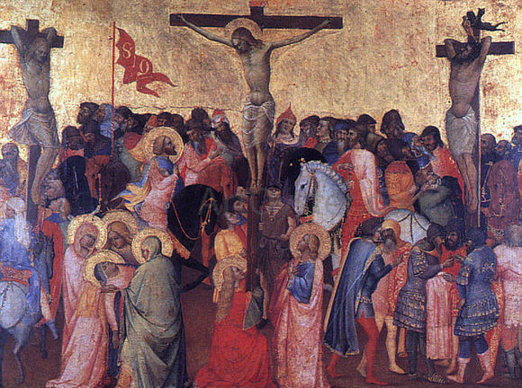  Agnolo Gaddi Crucifixion - Canvas Art Print