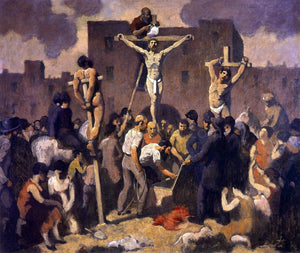  Robert Spencer Crucifixion - Canvas Art Print