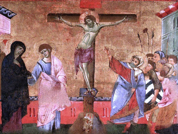  Guido Da siena Crucifixion - Canvas Art Print