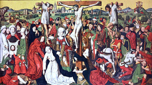  Derick Baegert Crucifixion Altar - Canvas Art Print