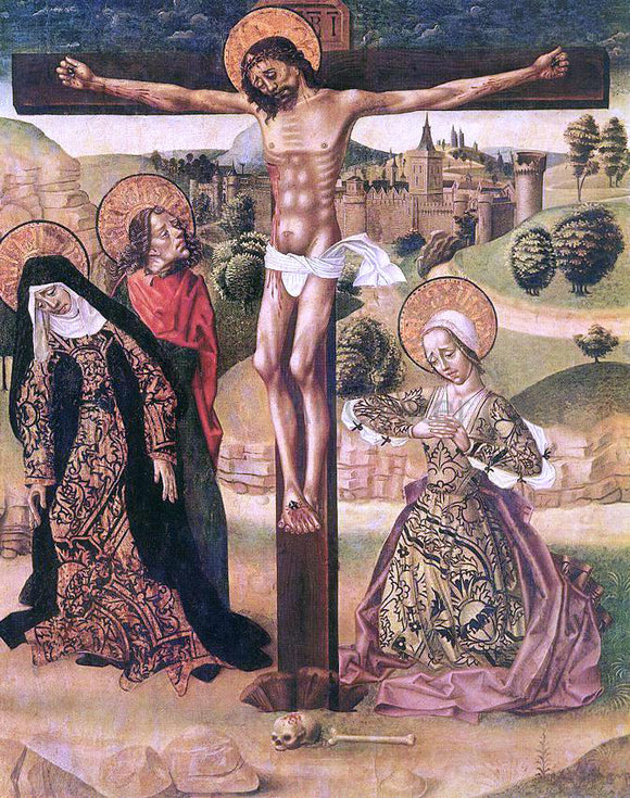  Master of Budapest Crucifixion - Canvas Art Print