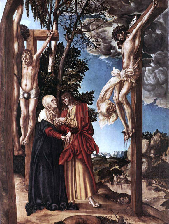  The Elder Lucas Cranach Crucifixion - Canvas Art Print