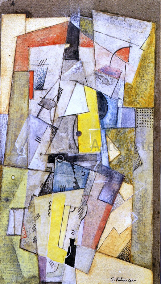  Georges Valmier Cubist Composition - Canvas Art Print