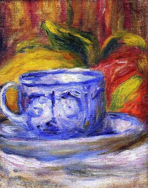  Pierre Auguste Renoir Cup and Fruit - Canvas Art Print