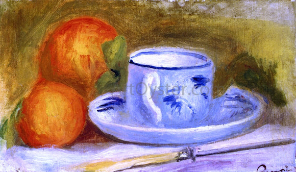  Pierre Auguste Renoir Cup and Oranges - Canvas Art Print