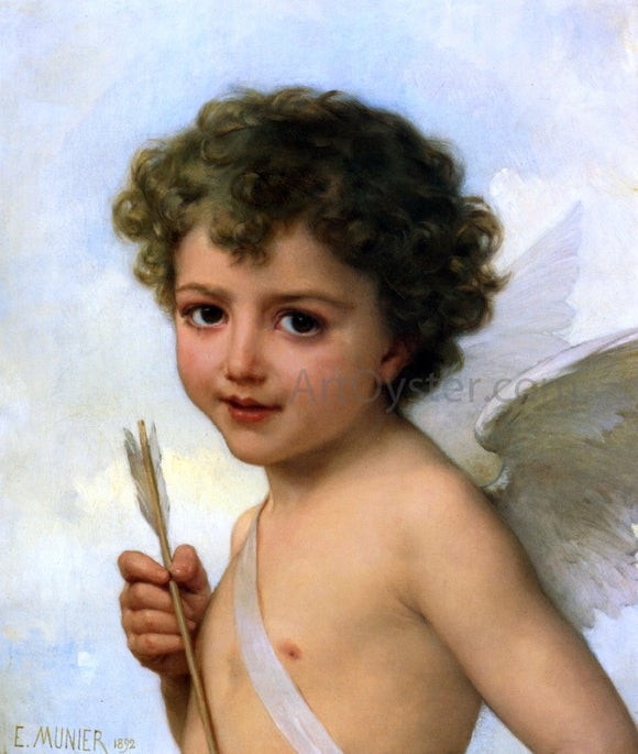 Emile Munier Cupid (also known as Amour) - Canvas Art Print