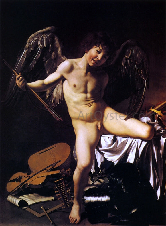  Caravaggio Cupid - Canvas Art Print