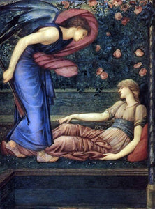  Sir Edward Burne-Jones Cupid and Psyche - Canvas Art Print