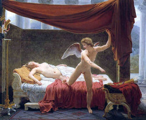  Francois-Edouard Picot Cupid and Psyche - Canvas Art Print