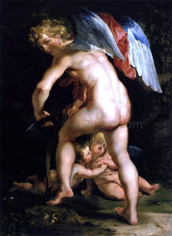  Peter Paul Rubens Cupid Making His Bow - Canvas Art Print