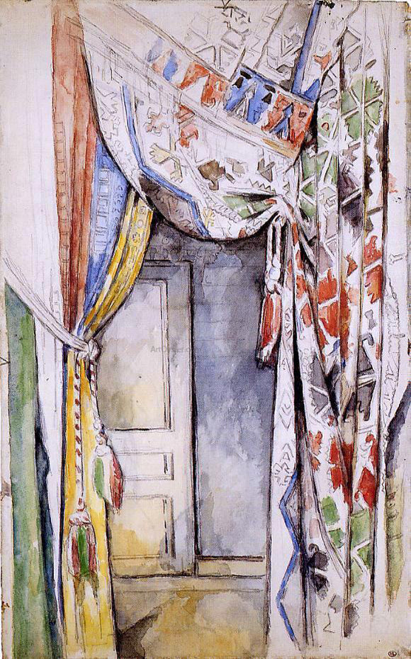 Paul Cezanne Curtains - Canvas Art Print