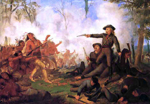  Thompkins Harrison Matteson Custer's Last Shot - Canvas Art Print