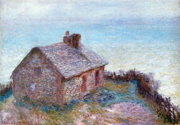  Claude Oscar Monet A Customs House at Varengaville - Canvas Art Print