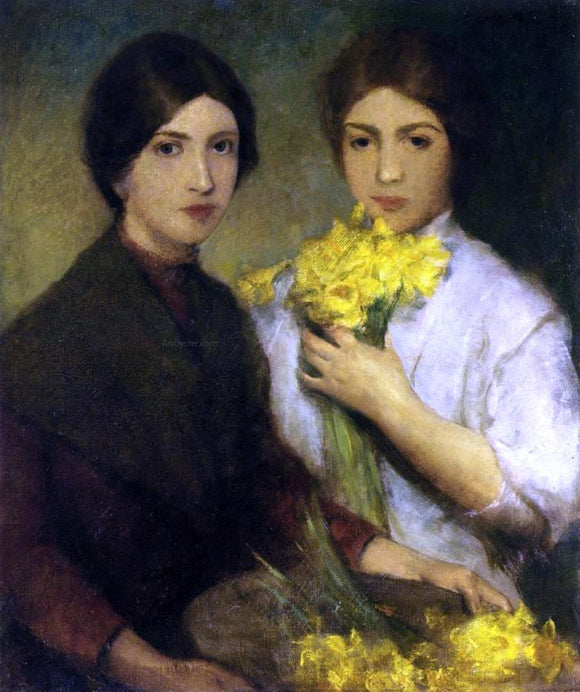  Charles Webster Hawthorne Daffodils - Canvas Art Print